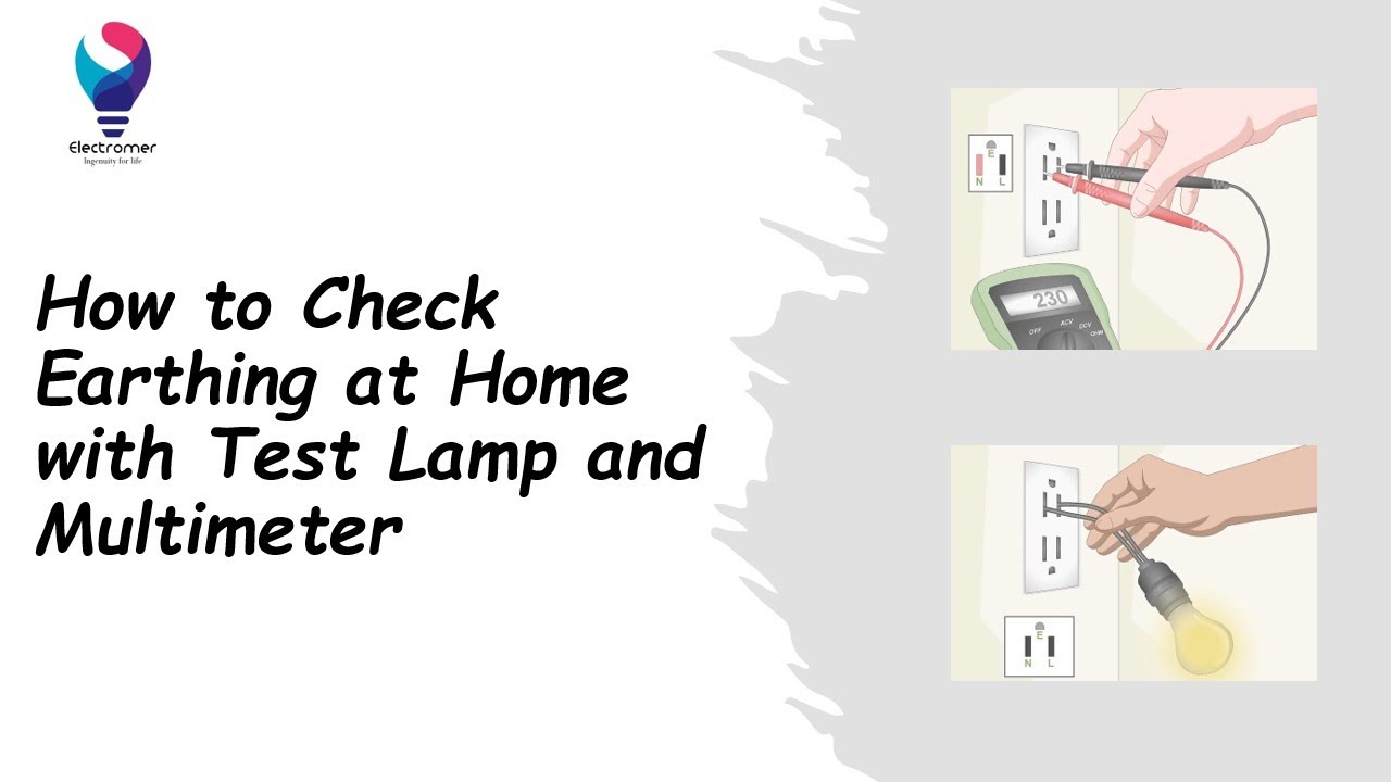 How to Check Earthing at Home with Test Lamp and Multimeter. YouTube
