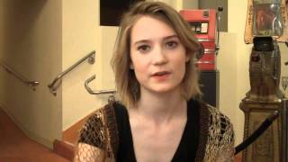 Mia Wasikowska Interview 1