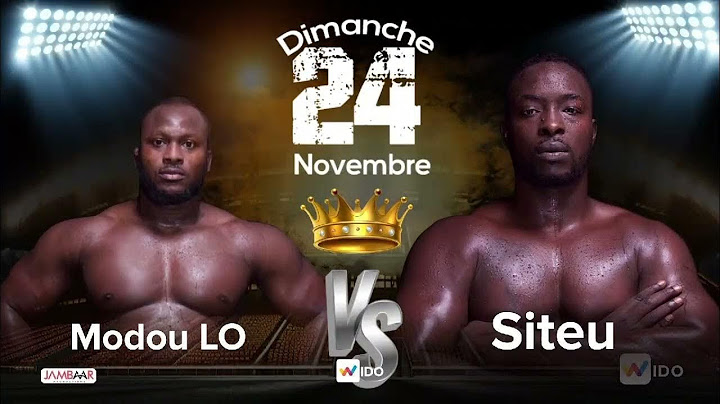 EN DIRECT combat royal MODOU LO vs SITEU  à L'ARENE NATIONALE...