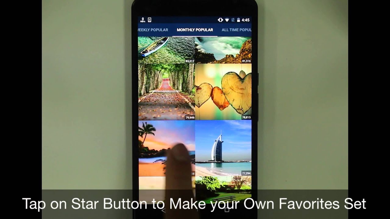 OGQ Backgrounds HD App Preview Video (Android)