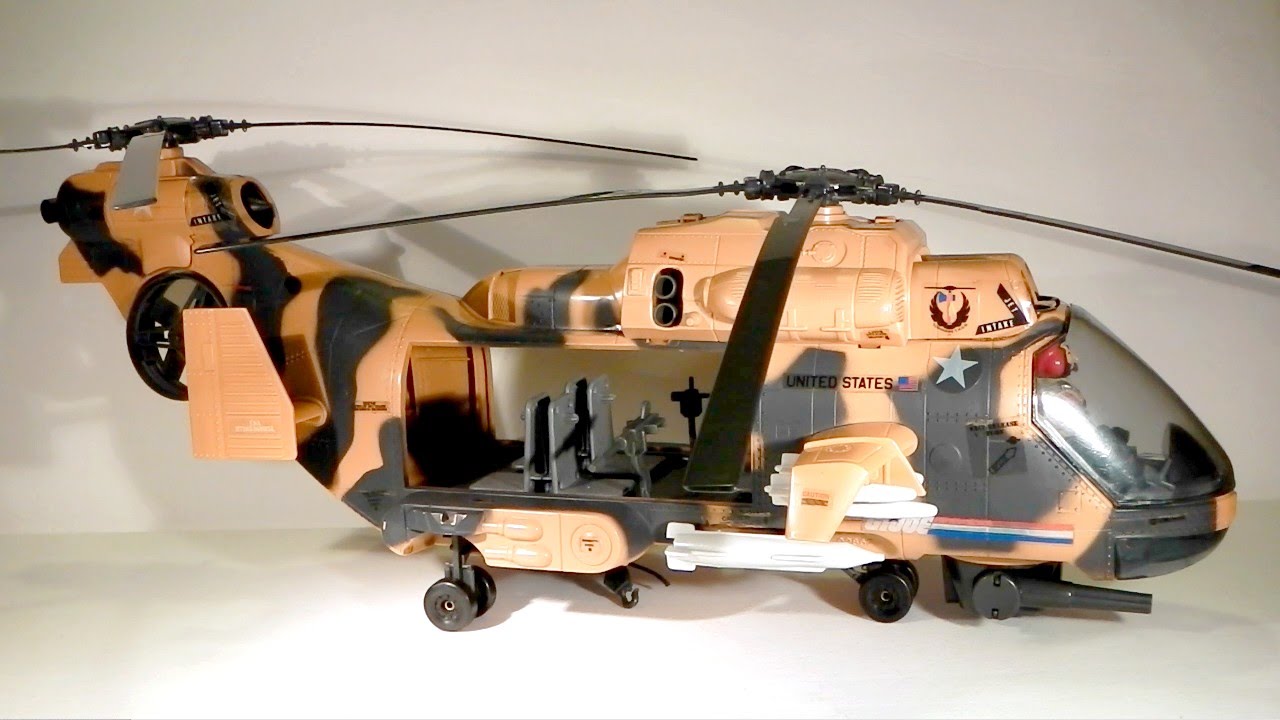 1986 GI Joe ARAH Cobra Tomahawk Helicopter Side Bay Cabin Gun Cannon Part 