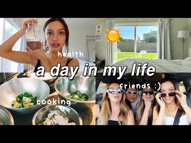 VLOG ★ a day in my life *cooking, friends, etc* class=