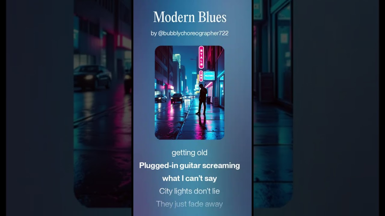 City Lights Don’t Lie – Modern Blues Guitar | Urban Electric Blues