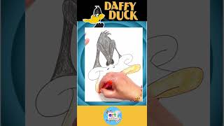 How to Color Daffy Duck  #drawingtutorial #howtodraw