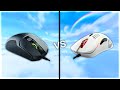 Glorious model d vs roccat kain 100 mouse comparison