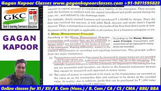 Ch  3 Class 3 Money Masurement Concept