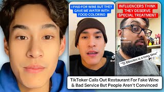 Tiktoker Calls Out Restaurant For Fake Wine But People Arent Convinced...