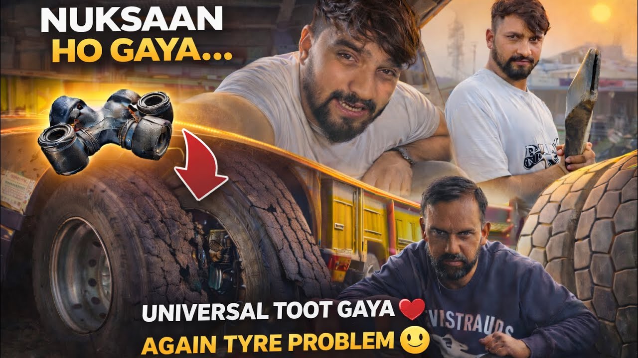Universal toot gaya😰Again Tyre problem in my Partner💔Road Life struggle || Sethi Xpress 