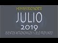 EL CIELO DE JULIO 2019. HEMISFERIO NORTE