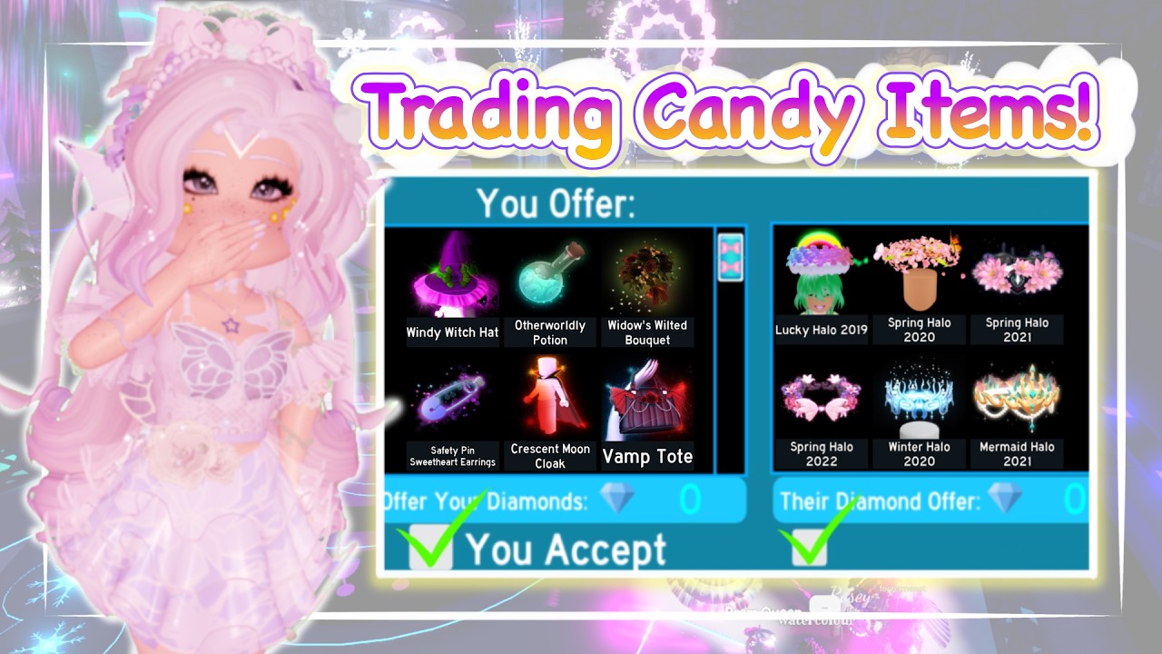 Trading my Candy Items in Royale High!