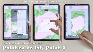 🖍️ Vẽ Hình Nền Mèo Con Trên Khung Cửa Sổ Đơn Giản ibis Paint X • Chi tiết cho người mới #lvmaichi screenshot 2