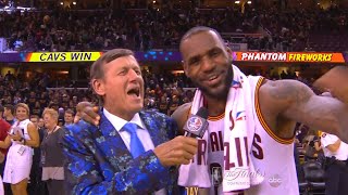 Craig Sager interviews LeBron James - NBA Finals Game 6