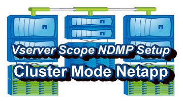 How To Configure NDMP Vserver scope Cluster Mode Netapp