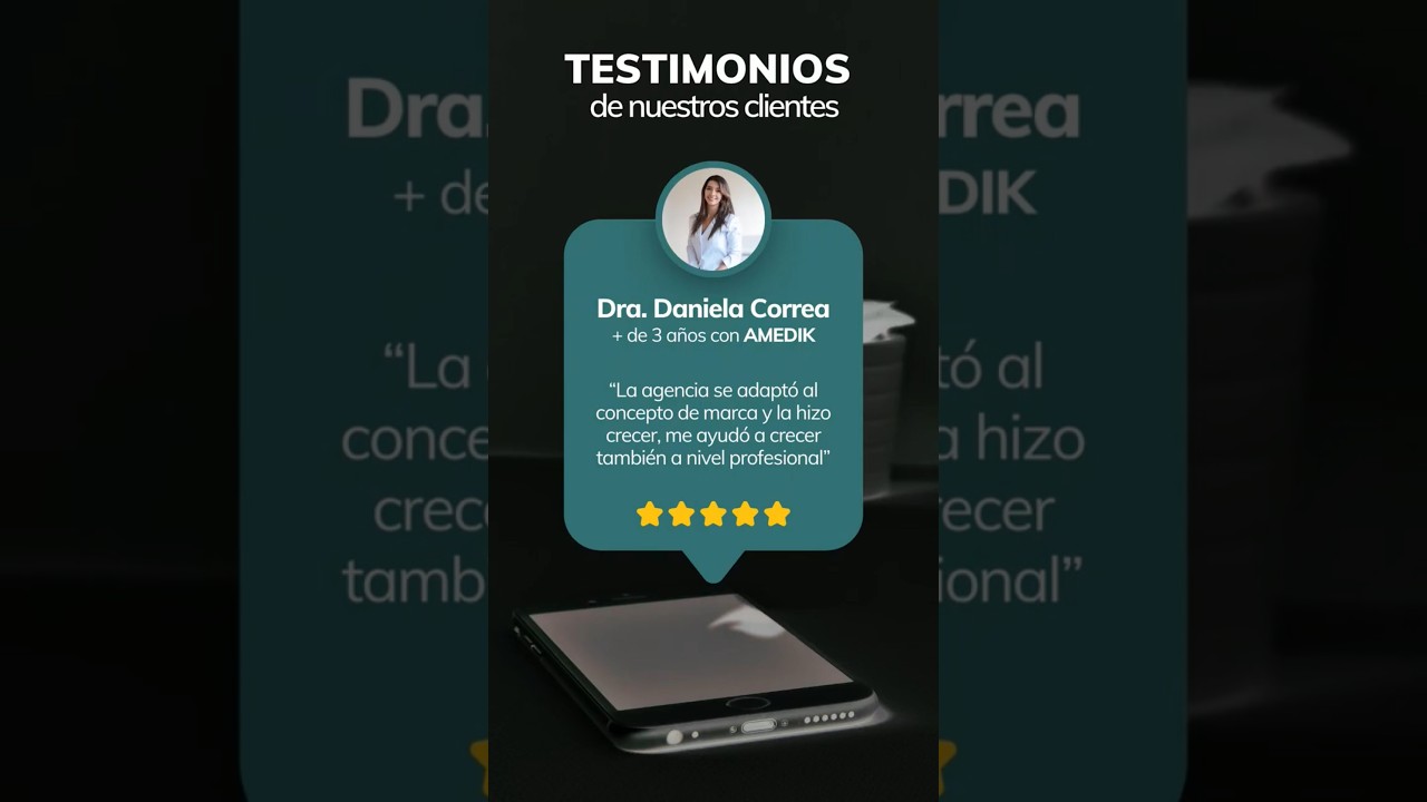Video: Testimonio Dra. Daniela Correa, cirujana plástica, sobre su experiencia con Amedik