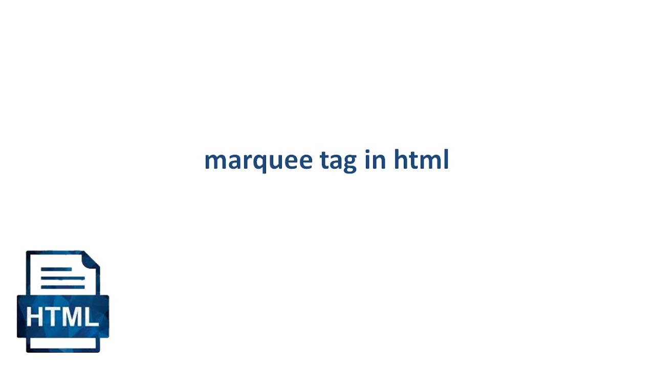 marquee tag in html | gujarati | All attributes - YouTube