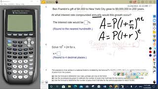 MAT 150   College Algebra  Unit 5 Practice Test
