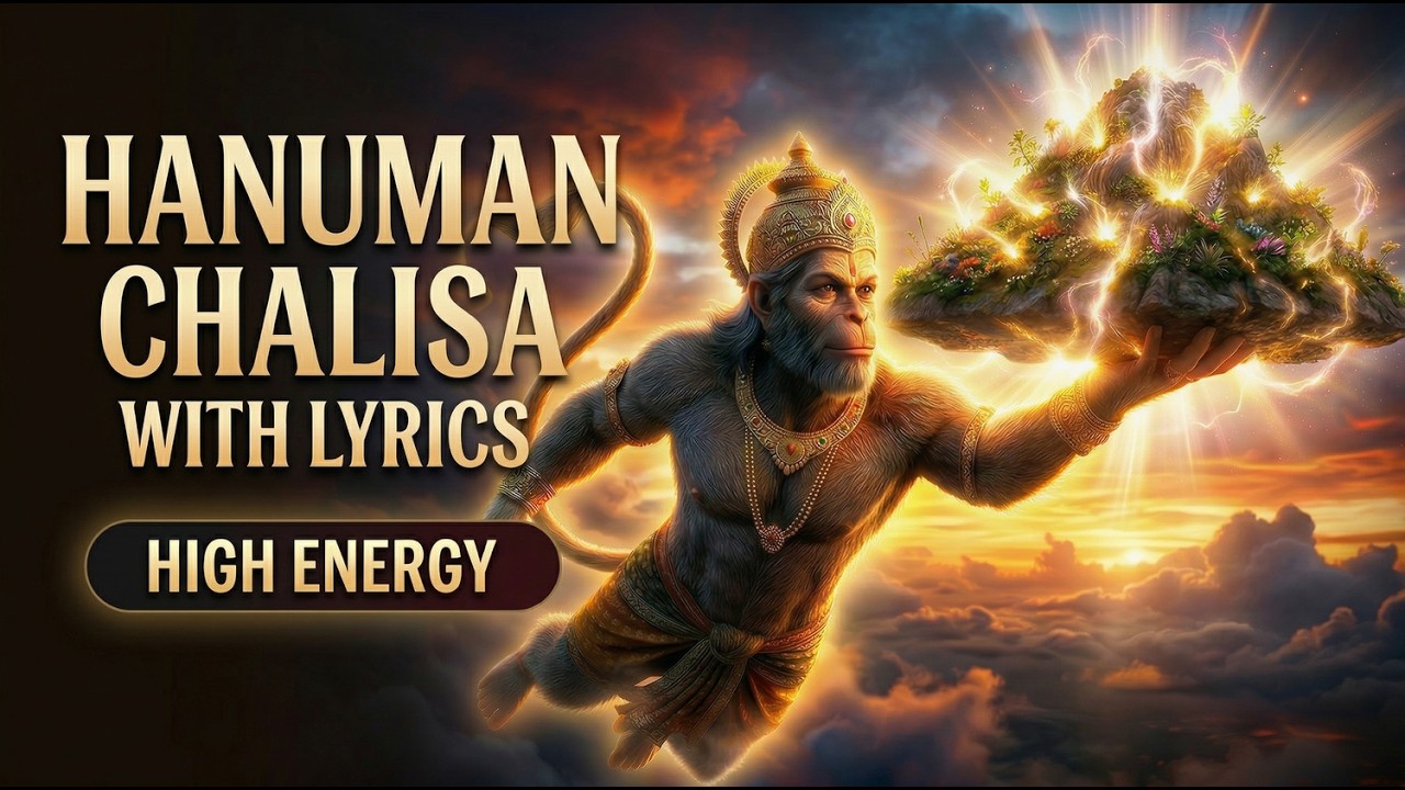 हनुमान चालीसा (High Energy) 🔥 | Powerful Fast Chant | Jai Bajrangbali | Positive Energy #jaishreeram