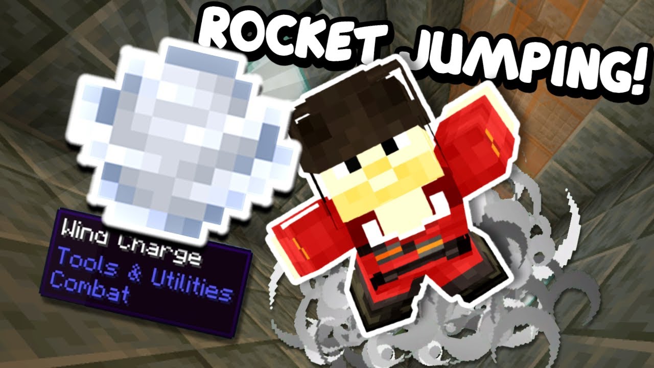 I Made Minecrafts First Rocket Jump Map Using Wind Charges - YouTube