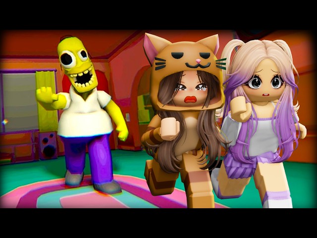 NUNCA ENTRES en la CASA de HOMERO MALVADO con Mandarina en Roblox