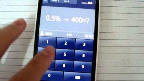 Math Tricks - Single game - To the bitter end - level 01 (Number Keyboard)