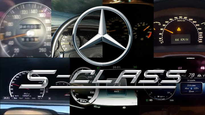 Mercedes-Benz S CLASS Acceleration Battle | 0-100