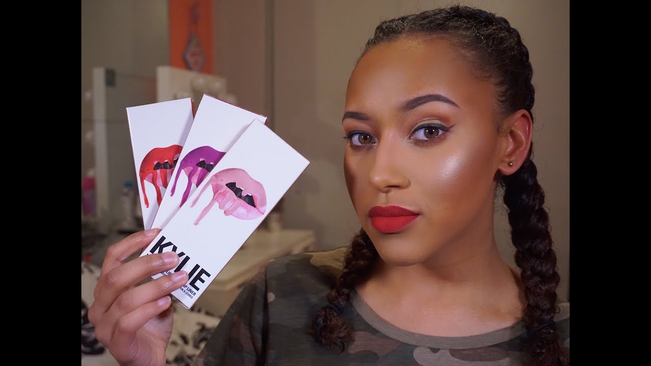 NEW Formula Kylie Lip Kits Review & Swatches! Koko K, Poise K & Maryjo