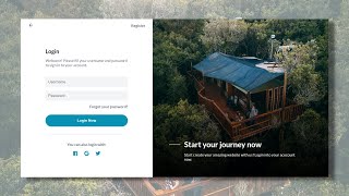 Login Page Website Tutorial using HTML CSS | Step-by-Step Guide to Responsive Design Update