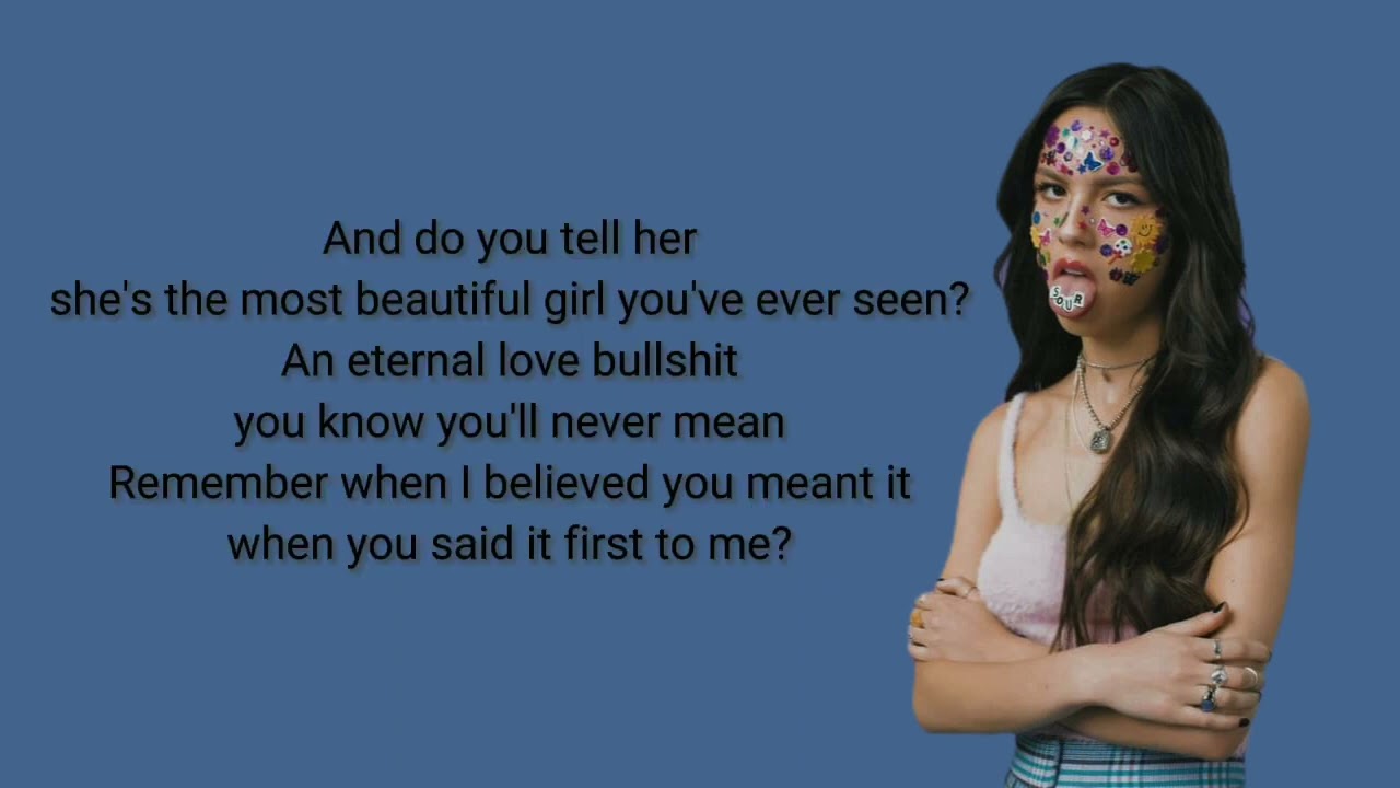 Olivia Rodrigo - Happier (lyrics)