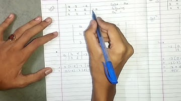 How to find Value of "a" in Third Order Determinant Example in Diploma Mathematics Ch. 1 in Gujarati