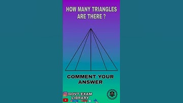 COUNTING FIGURES COMMENT YOUR ANSWER|GOVT EXAM LIBRARY|#short #youtubeshort #countingfigures