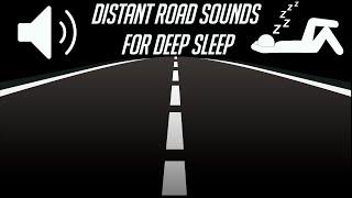 10 Hours of Sounds of a Distant Road for Instant Sleep [Dark Screen]