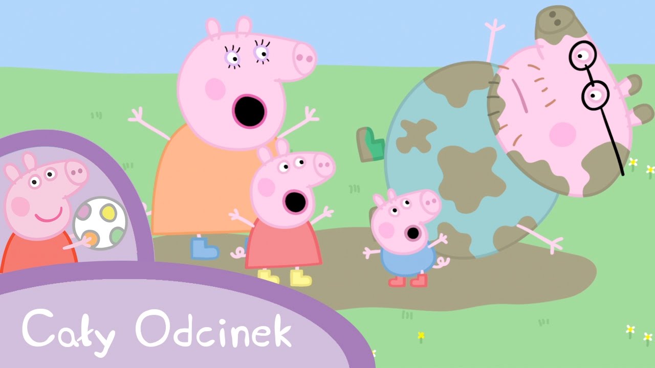 ⁣Peppa Pig (Świnka Peppa) - Zabawy w blocie (Cały odcinek po polsku)