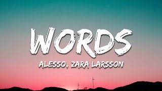 Alesso - Words (Lyrics) ft. Zara Larsson Resimi