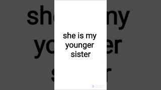 Chhoti Behen In English