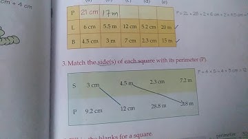 Class - 5th math ch- 17(perimeter of area), ex- 17A