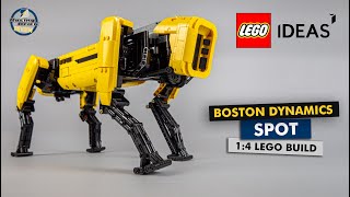 Boston Dynamics Spot 1:4 scale LEGO version - Ideas project demo & designer interview