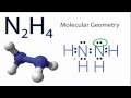 Molecular Geometry of N2H4