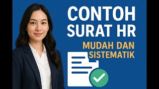 Contoh surat-surat Jabatan Sumber Manusia.