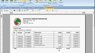 Pendapatan Tunai Pembayaran Piutang Customer Mini Market Pada Software Koperasi 3in1 GRATIS screenshot 3