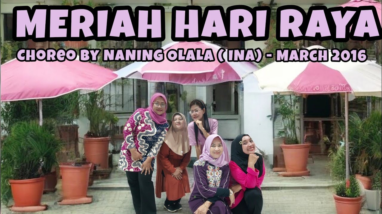 Meriah Hari Raya // Line Dance / Choreo Naning Olala / Kelas Pemula