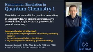 Quantum Chemistry 1: Hamiltonian Simulation Basics