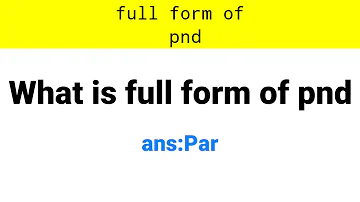 What is full form of pnd//pnd full form kiyea he//pnd full form