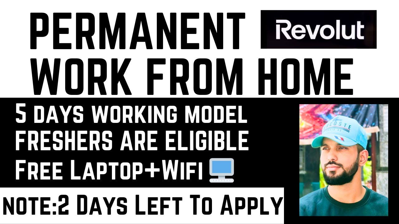 🔥 Revolut Permanent Work From Home Job 💼 | Work From Anywhere in India ...