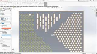 SolidWorks Tutorial Fill Pattern Basics