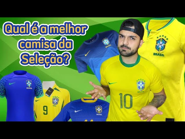 Camisa da Seleção Brasileira para 2024-2025 terá escudo centralizado 