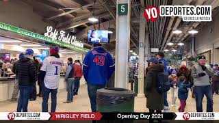 Wrigley Field Chicago Cubs Opening Day 2021