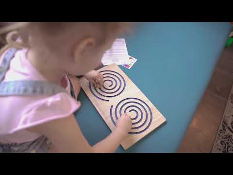 Межполушарная доска, лабиринт. Круглая спираль и Квадратный лабиринт. Нейропрописи.