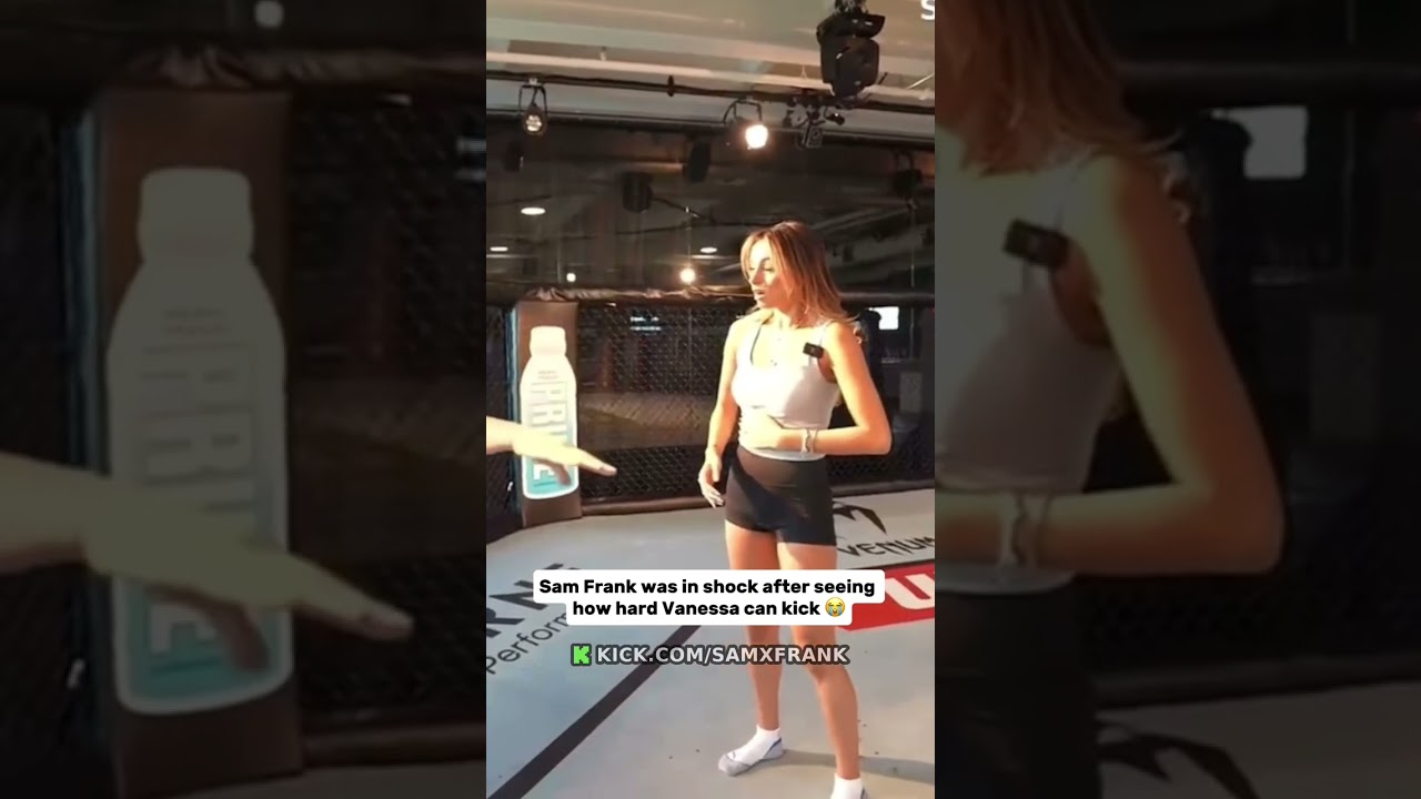 Sam Frank was in shock after seeing how hard Vanessa can kick 😭