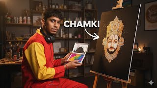 From Chamki Box to Masterpiece 😱 | 10,000+ Dots Art