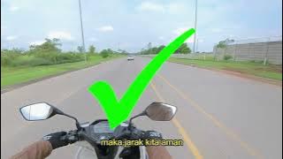 Video Edukasi Safety Riding Jaga Jarak Aman